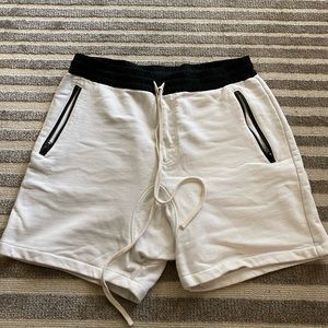 Men’s sweat shorts.